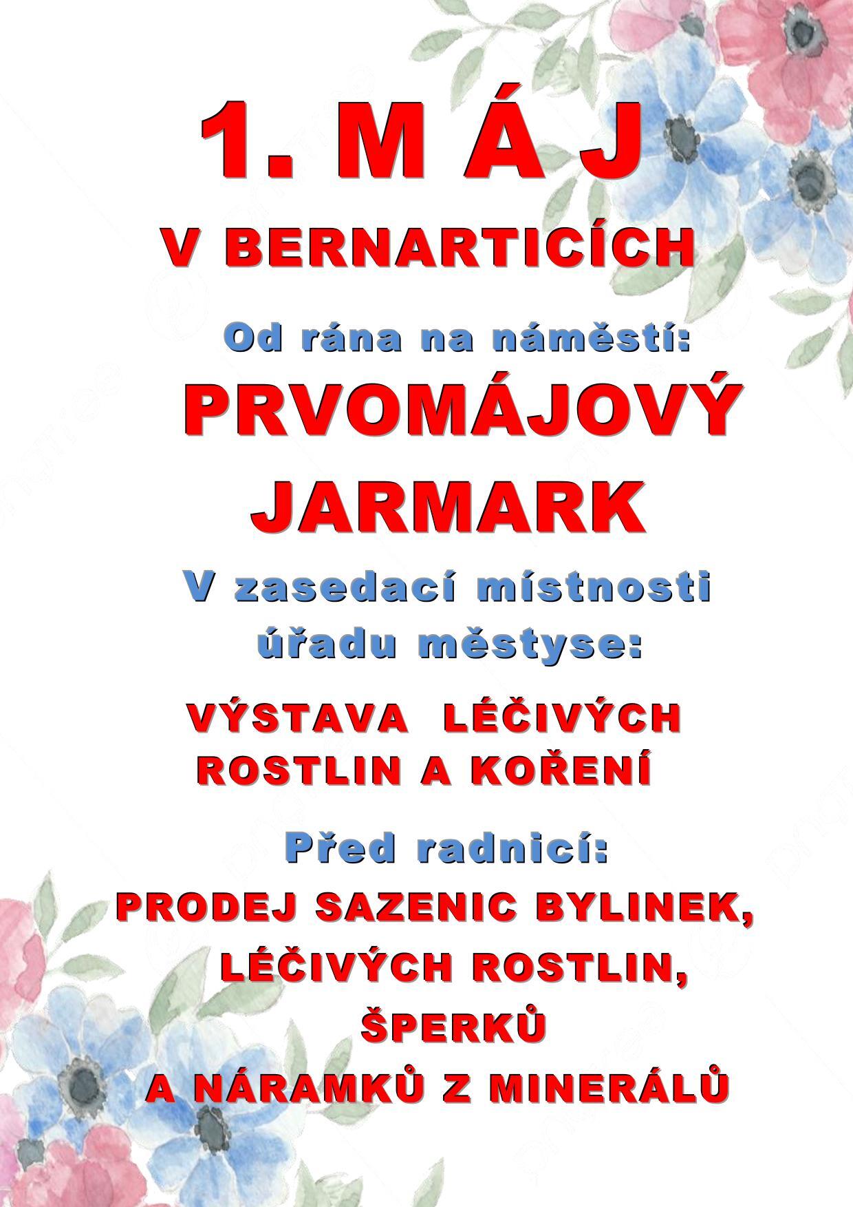 Pozvánka na 1. máj v Bernarticích