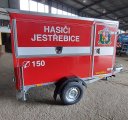 Nový hasičský vozík pro hasiče Jestřebice