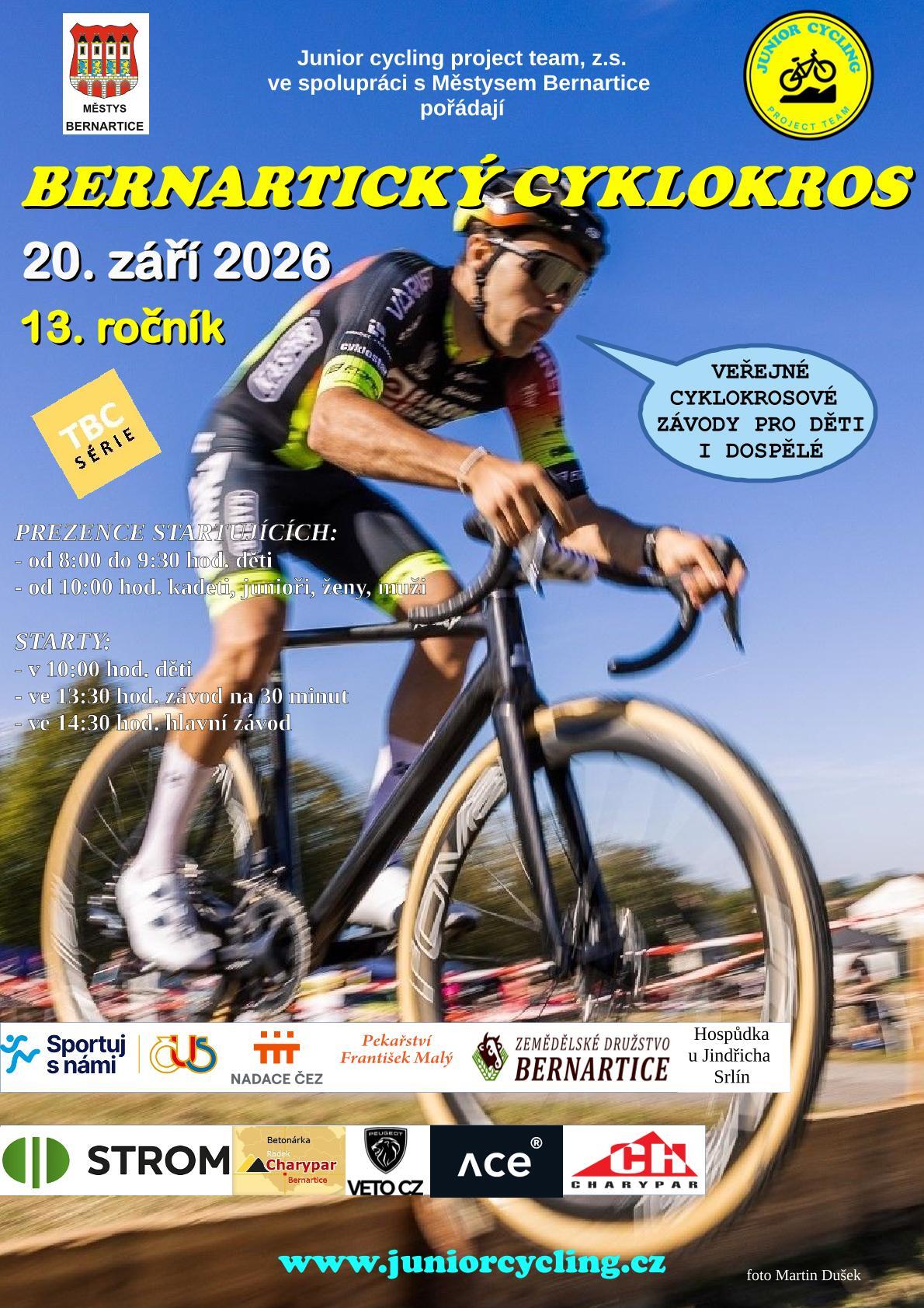 Pozvánka na 13. ročník bernartického cyklokrosu