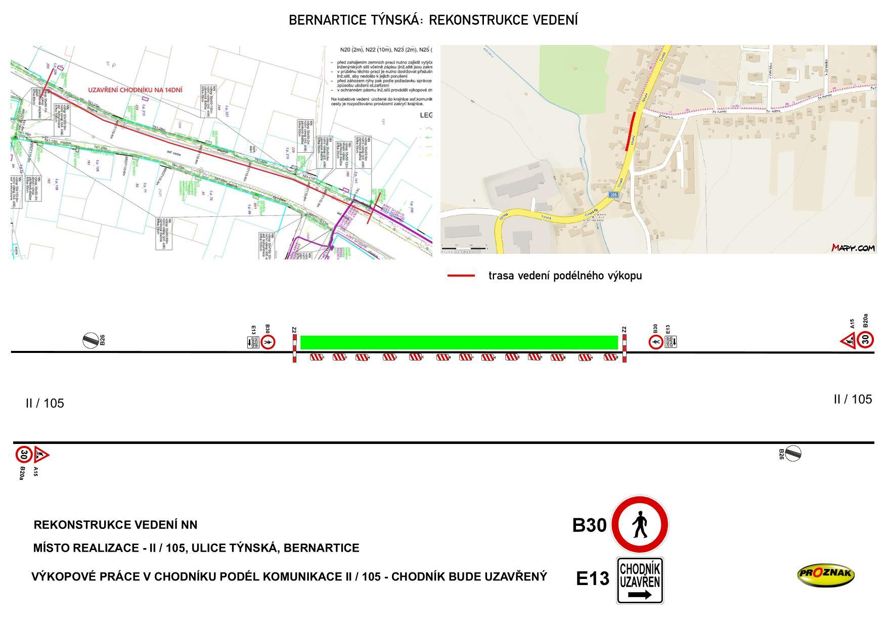 Veřejná vyhláška - opatření obecné povahy - stanovené přechodné úpravy provozu na pozemní komunikaci