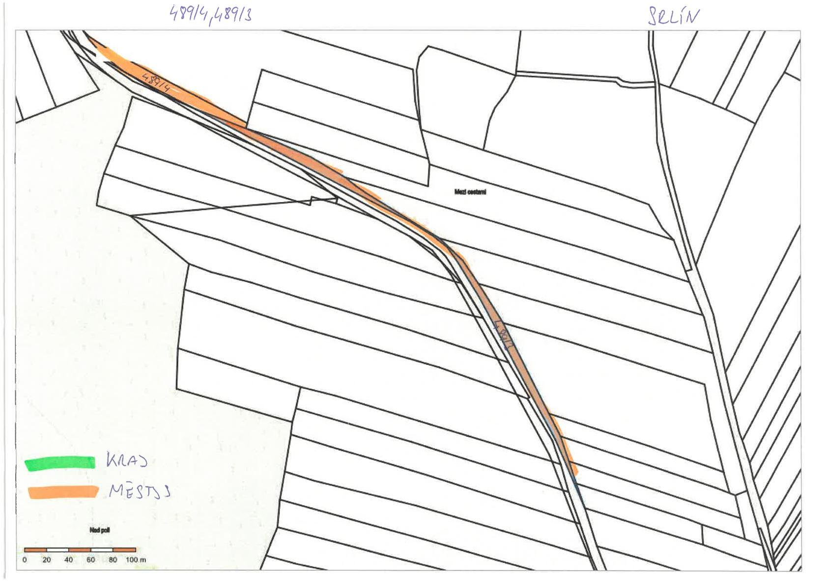 Městys Bernartice oznamuje záměr směny pozemků