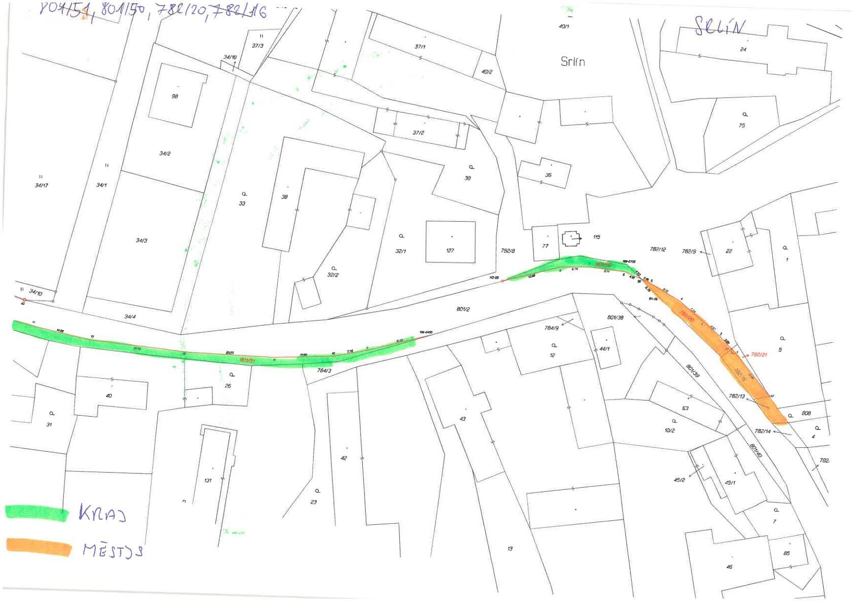 Městys Bernartice oznamuje záměr směny pozemků