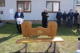 Odhalení lavičky generála Rudolfa Severina Krzáka