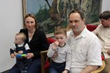 Vítání občánků na bernartické radnici
