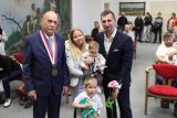 Vítání občánků na bernartické radnici