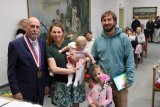 Vítání občánků na bernartické radnici