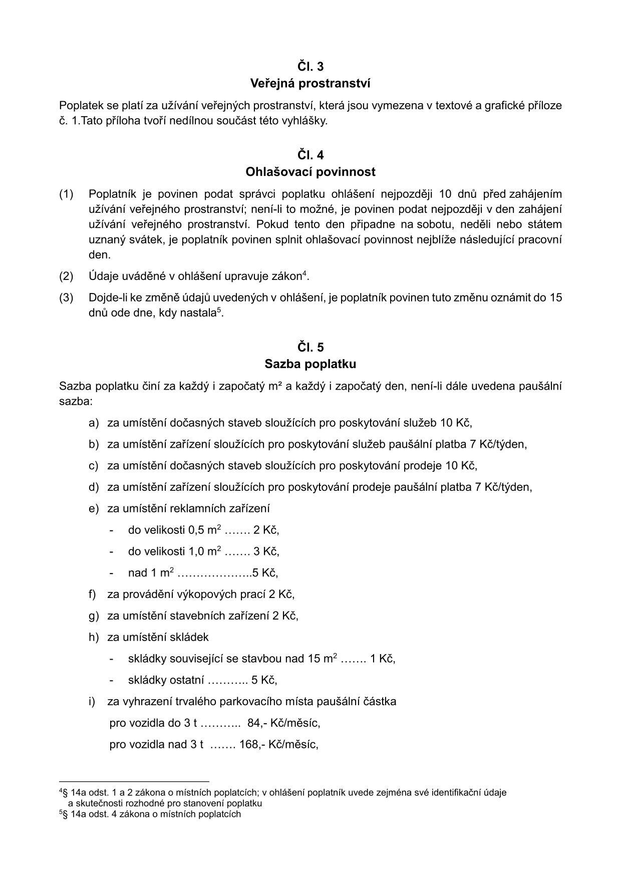 Obecně závazná vyhláška městyse Bernartice č. 2/2025 o místním poplatku za užívání veřejného prostranství