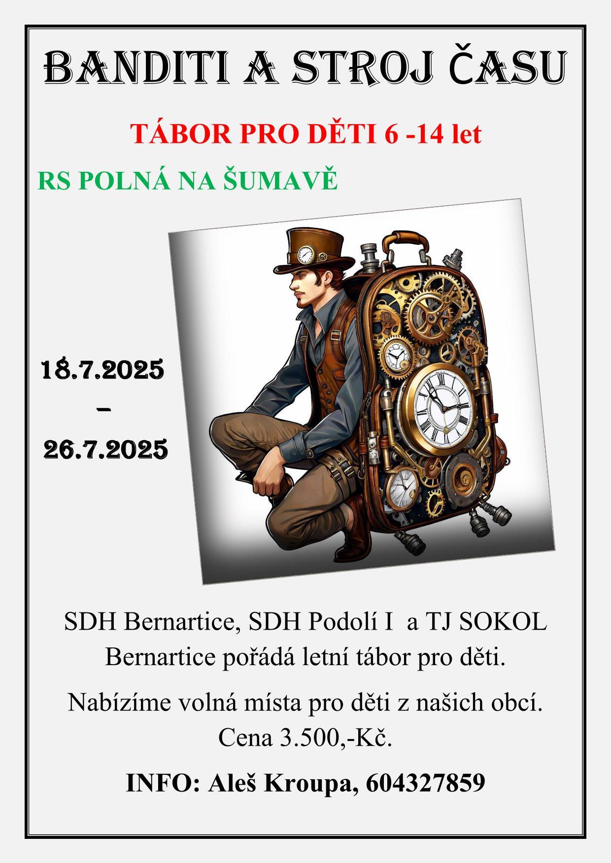 Pozvánka na dětský tábor