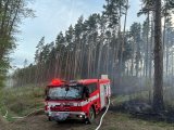 Zásah našich hasičů mezi Dražíčem a Vranovem