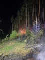 Zásah našich hasičů mezi Dražíčem a Vranovem