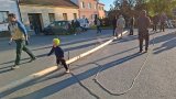 Stavění májky a pálení čarodějnic v Bernarticích