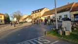 Stavění májky a pálení čarodějnic v Bernarticích