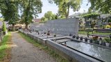 Dokončení kolumbária na hřbitově v Bernarticích