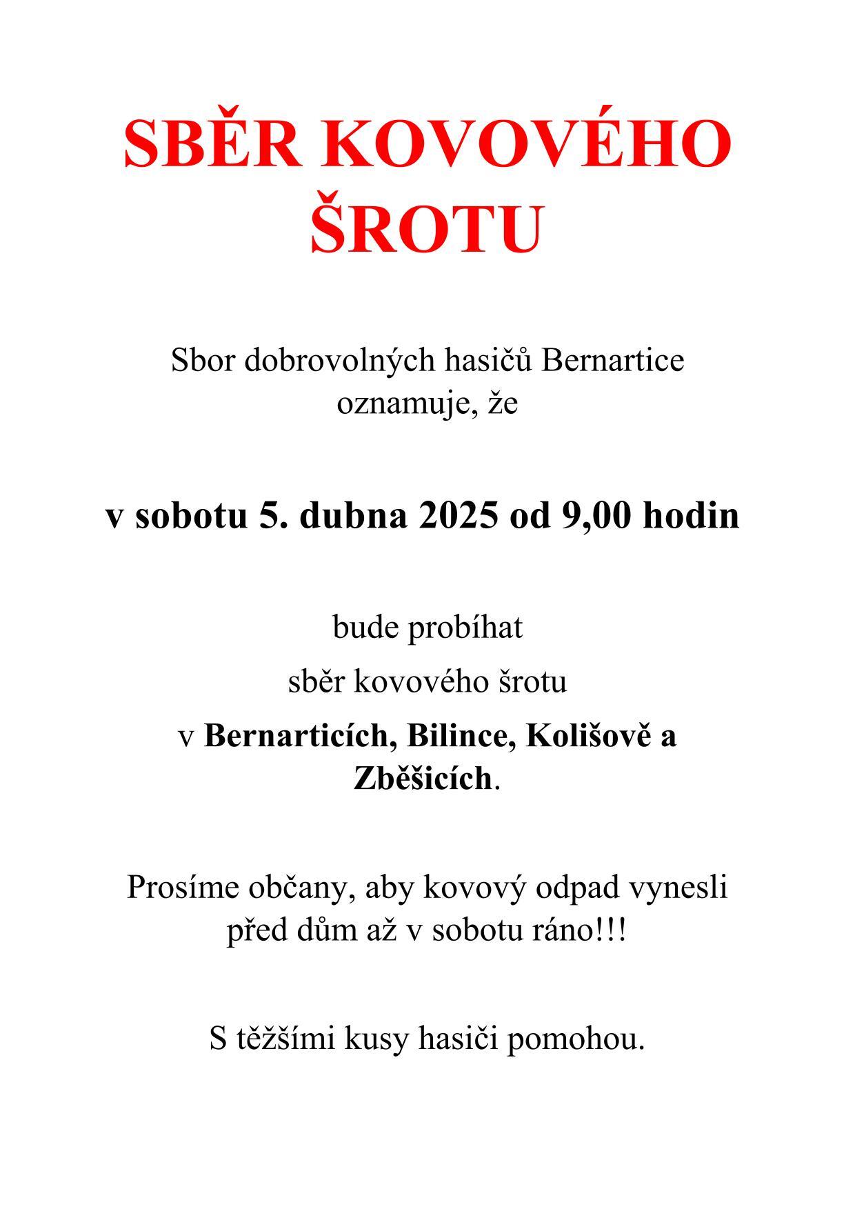 Sběr kovového šrotu